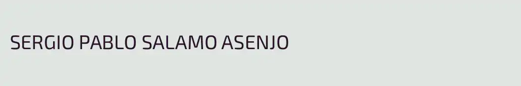 SERGIO PABLO SALAMO ASENJO